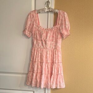 Trixxi Pink Floral Dress